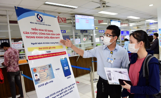 Sử dụng căn cước để làm thủ tục khám, chữa bệnh bảo hiểm y tế